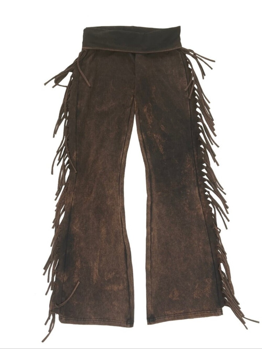 Vaneta Fringe Yoga Pants Small